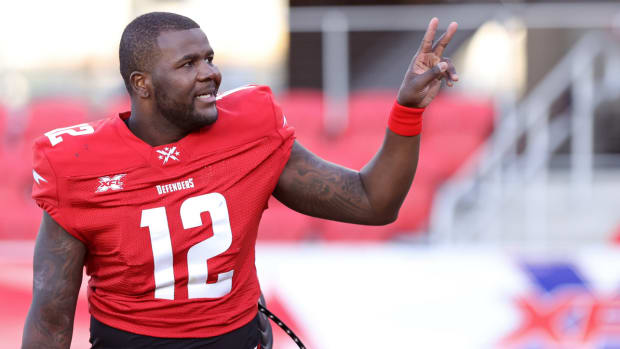 Cardale Jones with the XFL’s DC Defenders.